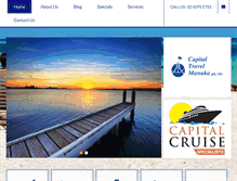 Tablet Screenshot of capitaltravel.com.au